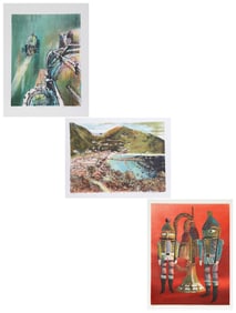 Francis Atlee Caldwell, Lot of Three Lithographs