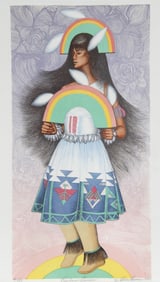 Alice Asmar, Rainbow Dancer, Screenprint