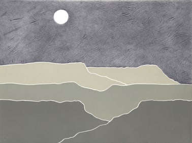 Peter Keefer, Taos Dusk, Screenprint