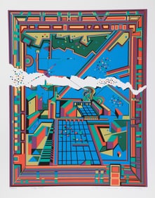 Risaburo Kimura, City 364, Screenprint