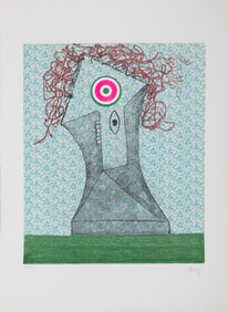 Enrico Baj, Baj Chez Picasso 6, Aquatint Etching