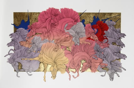 Guillaume Azoulay, Stampede, Screenprint