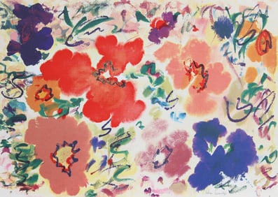 Helen Covensky, When The Rain Is Over And Gone, Lithograph