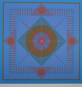 Robert Tucker, Geometric Tablet, Screenprint