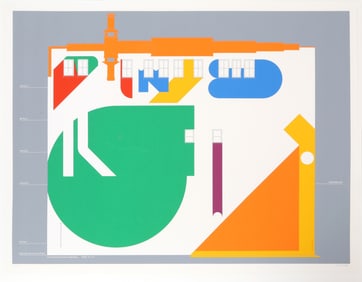 Bill Sontag, Urban Walls: Cincinnati, Screenprint