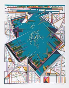 Risaburo Kimura, City 363, Screenprint