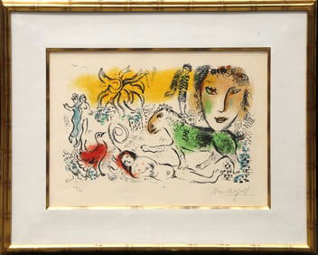 Marc Chagall, Homecoming (The Green Horse), Lithograph on Arches