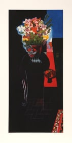 Walter Bachinski, Cuernavaca Lillies, Etching with Aquatint