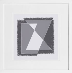 Josef Albers, Movement in Gray - P2, F30, I2, Screenprint