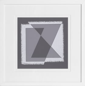 Josef Albers, Movement in Gray - P2, F30, I1, Screenprint