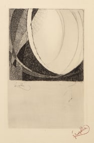 Frantisek Kupka, Amorpha, Etching on Richard de Bas