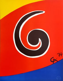 Alexander Calder, Sky Swirl, Lithograph on Arches paper