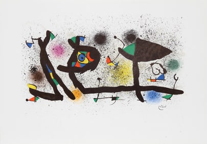 Joan Miro, Sculptures (M. 950), Lithograph on BFK Rives