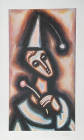 Shmuel Kudish (aka Dukshi), The Jester, Lithograph