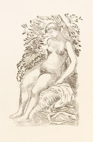 Aristide Maillol, Ronsard, Etching on wove paper