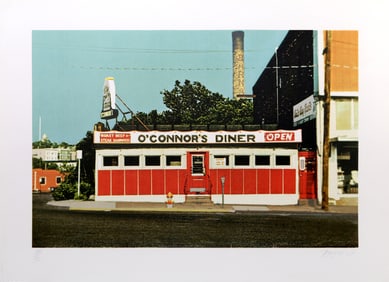 John Baeder, O'Connor's Diner, Screenprint
