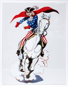 Mel Ramos, Miss America, Enamel on Steel