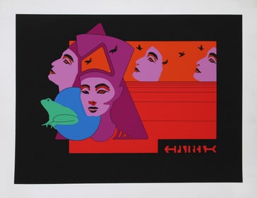Guy Pierce, Nephertiti, Screenprint