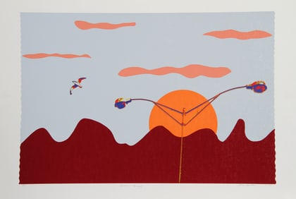 Max Epstein, Born Free, Screenprint
