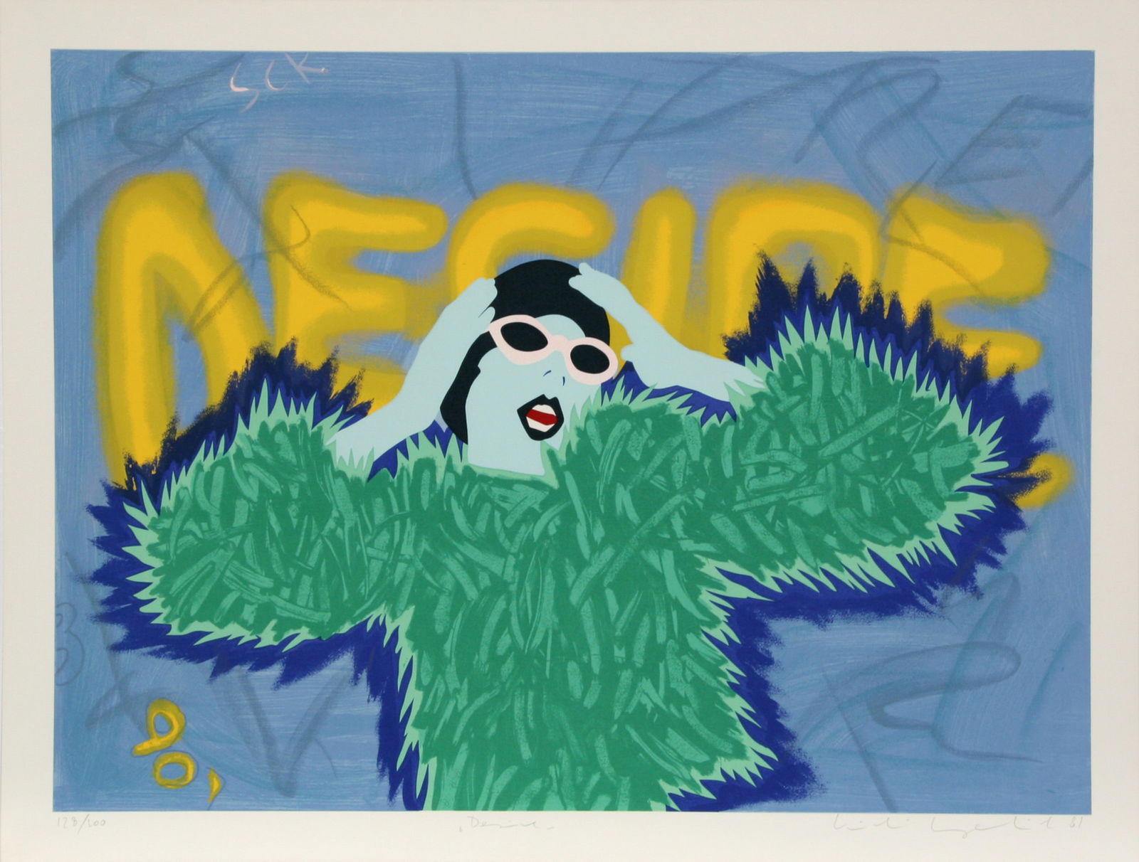 Kiki Kogelnik, Desire, Screenprint (1 of 4)