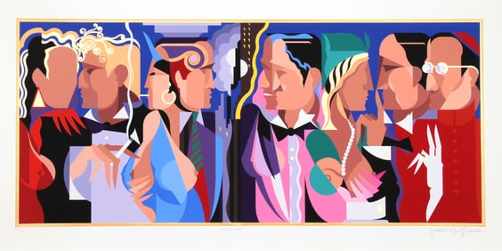 Giancarlo Impiglia, Talking Heads, Screenprint