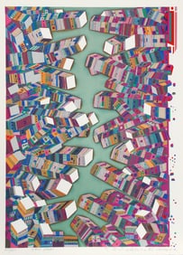 Risaburo Kimura, New York, Screenprint on BFK Rives