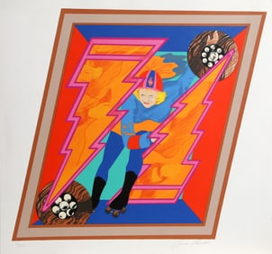 Bob Pardo, Roller Derby, Screenprint
