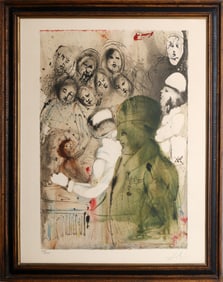 Salvador Dali, Eternal Circumcision from Aliyah Series, Lithograph on arches