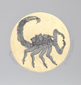 Guillaume Azoulay, Zodiacs: Scorpio, Etching