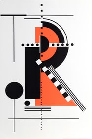 Rosemarie Tissi, The Letter R, Screenprint