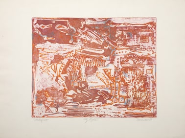 Joe Durante, City Lights, Etching with Aquatint on Arches