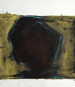 Osman, Abstract Composition, Graphite and Acrylic on Paper