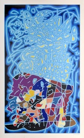Arthur Secunda, Metamorphose Des Fleurs, Screenprint