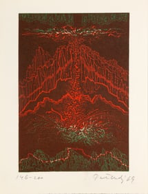 Gabor Peterdi, Hawaii, Etching on BFK Rives