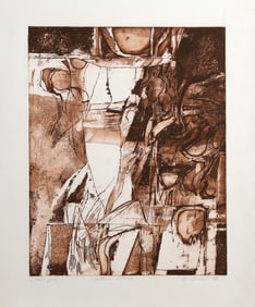 H. Susser, Autumn Interior, Etching
