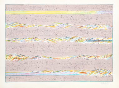 Sybil Kleinrock, Dreamfields (Pink), Lithograph