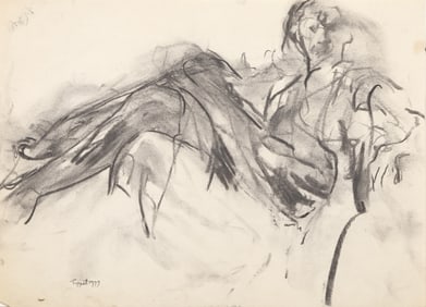 Bruce Tippett, Portrait of a Man, Graphite on Paper