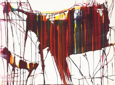 Geri Taper, Glitch, Watercolor on Arches