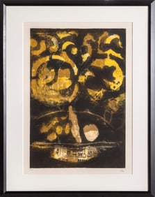 Antoni Clave, Guerrier, Etching with Aquatint