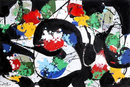 Jenik Cook, Abstract Composition I, Oil on Canvas