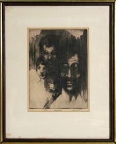 Max Ernst, Oiseaux Souterrains, Lithograph on Japon paper