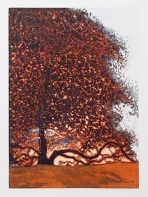 Yarborough, Autumn Trees, Aquatint Etching