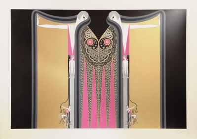 Erte, Twin Sisters, Screenprint