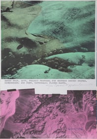 Dennis Oppenheim, Ghost Trip, Lithograph