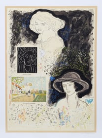 Michael Eisemann, Portrait of a Woman, Screenprint