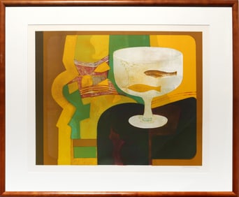 Andre Minaux, Goldfish, Lithograph