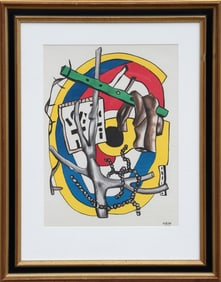 After Fernand Leger, Composition, Lithograph