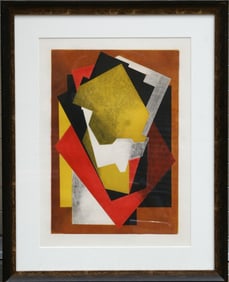 After Jacques Villon, Cubist Composition, Aquatint Etching