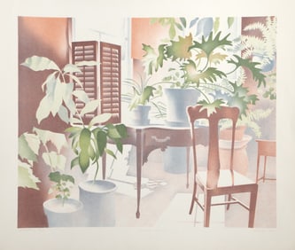 William Behnken, Indoor Garden, Lithograph