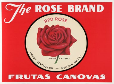 Barbara Cesery, The Rose Brand, Screenprint